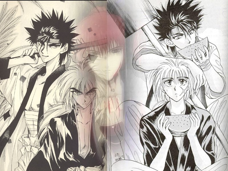 Sanosuke And Kenshin